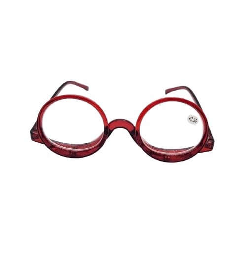 Bobi Makeup Glasses for Women | Flip Down Eye Makeup Glasses | Magnifying Cosmetic Spectacles with Pouch | Portable Makeup Readers | Scratch Resistant-picture-24