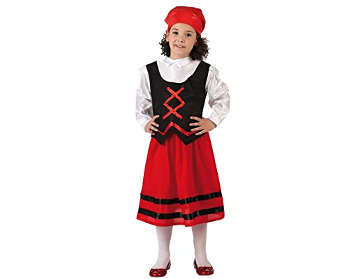 Atosa Déguisement de berger fille rouge de Noël 5 à 6 ans