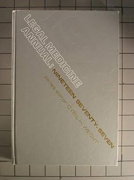 Hardcover Legal Medicine Annual: 1977 Book