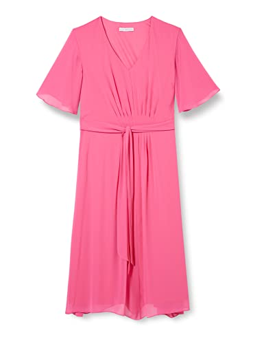 Gina Bacconi Vestido Hmc con Lazo cóctel, Rosa, 44 para Mujer