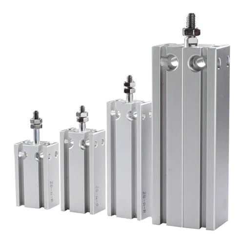 Cilindro neumático MD MD25X40S con micro vástago simple 3