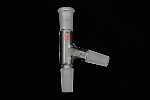 Glass Distilling Adapter Three Way Joints 24/40, Glass Distilling Head