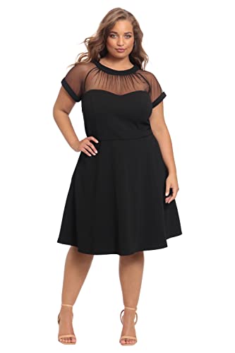 Image of Maggy London Women's Illusion Dress Occasion Event Party Holiday Cocktail Guest of Wedding.