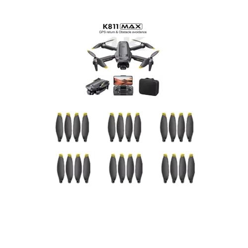 Hélices K811 Max 4K pour drone avec 16 pales de rechange CW CCW - 2