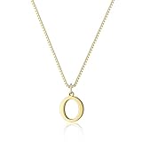 Foxgirl Gold Initial Necklaces for Women, Dainty Gold Letter Necklace Tiny A-Z Pendant Choker Necklace Trendy Cute Personalized Monogram Name Necklace Gold Jewelry Necklace for Women Gift