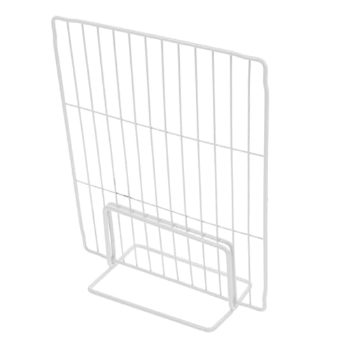 Amosfun Estante del Compartimiento del Refrigerador Divisores De Alambre para Congelador Divisor Más Fresco Separadores De Refrigerador Organizadores De Nevera Planchar Blanco