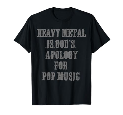 Heavy Metal Head Funny Skirt Metal Fan Festival Gift T-Shirt