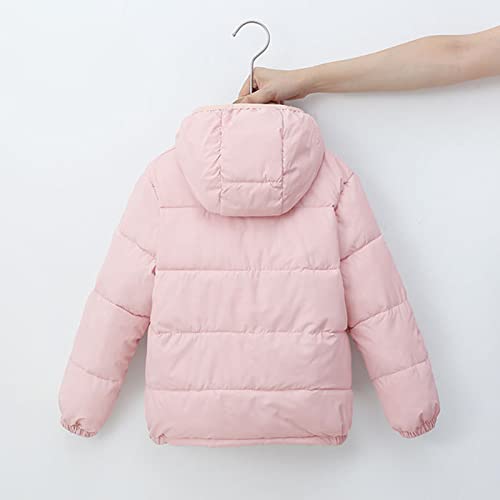 Toddler Kids Boys Girls Winter Warm Jacket Outerwear Solid Coats Hooded Down Fill Outwear Boys Ski Toddlers Coats Boys2