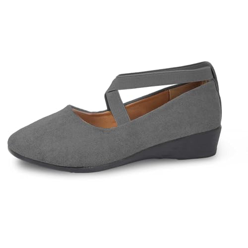 Chaussures élastiques à enfiler WWricotta plates et confortables pour marche décontractée