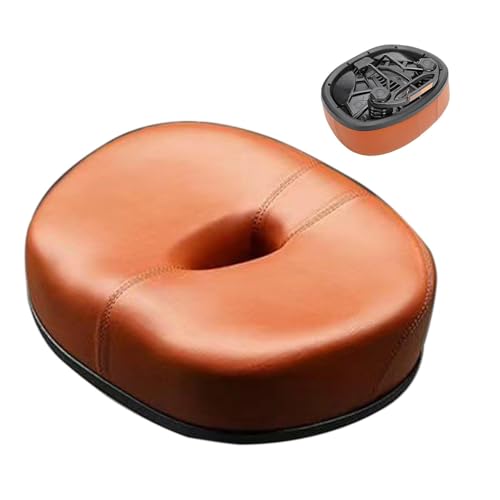 ノーズレス自転車サドル、自転車サドルシートノーズレス | マウンテンバイクシート | テールリフレクター付き防水ノーノーズバイクサドル ロードバイクのしびれや不快感を軽減