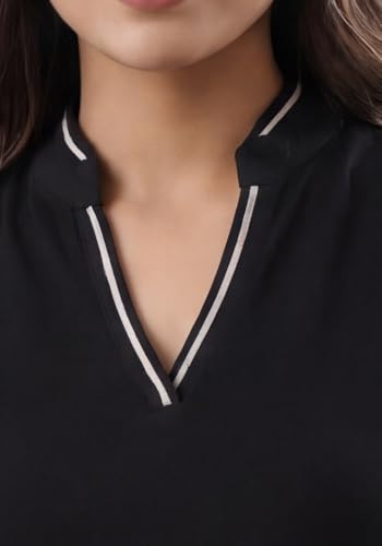 Image of Wear Your Opinion Mandarin Collar Sleeveless T Shirt for Women Top