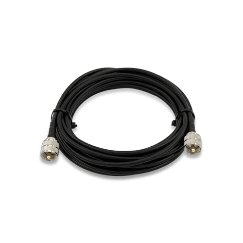 Câble coaxial RG58 PL259 haute fidélité pour antenne 50 Ohm