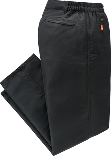 NORDCAP Damen Thermohose, Funktionelle Sporthose in Anthrazit, Wasserabweisende, atmungsaktive Wanderhose, Lange Freizeithose, Gr. 38
