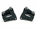 Treal CNC Machined 7075 Shock Mounts for Axial RBX10 Ryft (Black)
