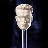 RoofWorld 1:6 Scale Male Head Sculpt，Arnold Schwarzenegger Handsome Men Tough Guy Head, Doll Head Carving for 12 inch Phicen, TBLeague, HT Action Figure