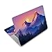 PLIGREAT 3 Pcs Sunshine on Mountain Art Laptop Skin Sticker Decals Universal Vinyl Reusable Notebook Decorative DIY Watercolor Protector Cover Stickers for 12" 13" 13.3" 14" 15 inch Laptop Netbook PC