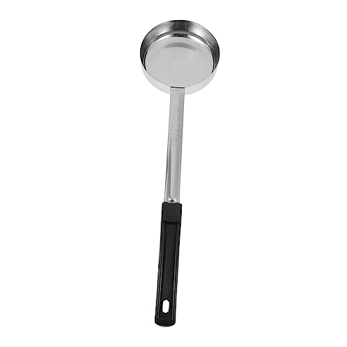 SOLUSTRE Heavy Duty Ladle Spoon Portion Control Long Serving Spoon Smooth Edges Long Handle for Soup Sauce
