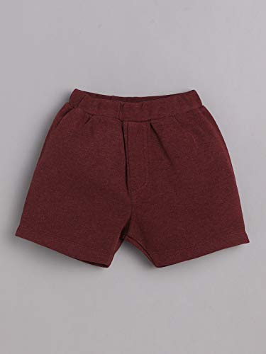 Image of BABY GO Baby Half sleeve clothes set for baby Boy 3-6 Months | Baby Cotton Dress /T-shirts pant set for baby boys (Maroon)