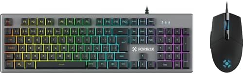Kit Teclado + Mouse Gamer 6400 DPI Ranger RGB Rainbow Grafite For...