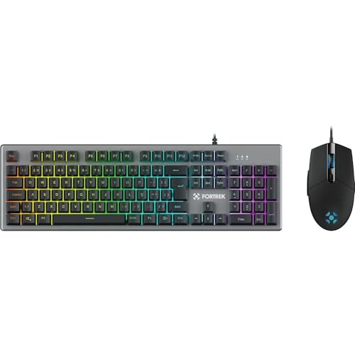 Kit Gamer Fortrek Rainbow Grafite
