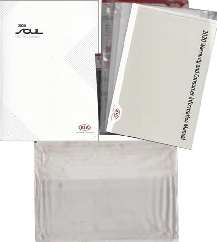 2020 Kia Soul Owner's Manual Original Package with Case and Pamphlets