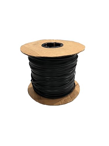 .290 Flat Vinyl Spline (Black) at 250 feet for Aluminum Screen enclosures Pool enclosures Lanai and Outdoor Aluminum Room framing. (.290 Flat Spline 250 feet)
