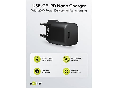 Fuente de alimentación USB-C de 20W para Samsung Galaxy y Pixel 5
