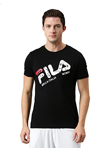 Image of FILA Men's Solid Straight T-Shirt