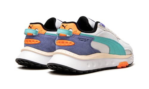 PUMA Puma Womens Wild Rider NRG White Lifestyle Sneakers Shoes 9