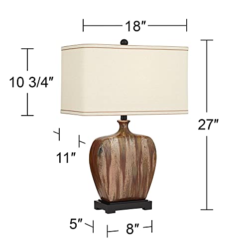 Lámpara de Mesa Moderna Possini Euro Design 27" de Cerámica miniatura 4