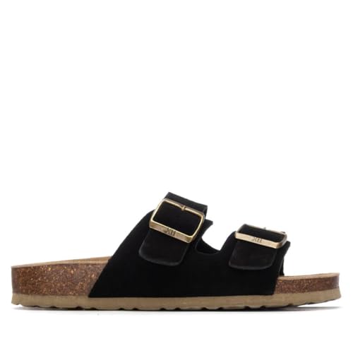 XTI - Sandalia Mujer Negro - Calzado Cómodo y Versátil - Moda casual - Modelo 14507503 (Talla 41)