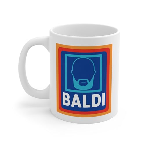 MugsByAly Novelty Bald Man Coffee Mug Humorous Gift for Bald Men Funny Gift for Bald Dad