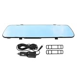 HEATSHAKING Dash Cam Specchio Retrovisore Auto 1080p 170° Grandangolo, Singola Lente, 2gb, Design Sottile, Telecamera per Specchietto Retrovisore Auto con Video di Retromarcia