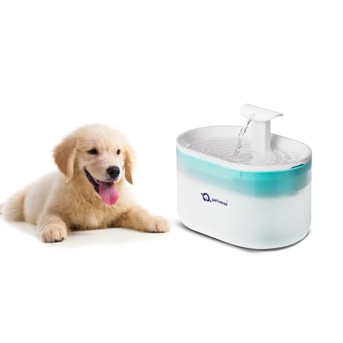 Petverse® Automatic Pet Water Fountain for Dogs – 2.5L Capacity, Electric Powered, Includes 2 Cotton Filters, Dishwasher Safe, Encourages Hydration for Healthy Dogs