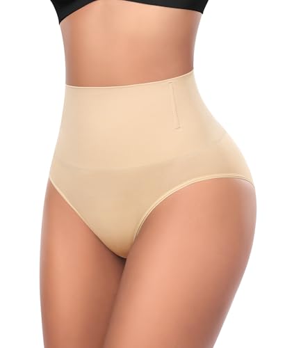 Image of Werena Tummy Control Shapewear Underwear for Women High Waisted Body Shaper Panties Shaping Briefs