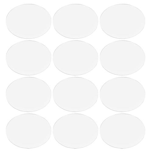 uxcell 12 protectores de mesa de cristal, 60...
