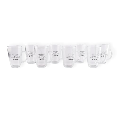 Ensemble de verres Latte Macchiato haut de gamme avec cuillères assorties