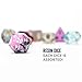 FanRoll Mystery Misfit Mini Polyhedral Resin Dice (Single Pack with 2 Full Sets)