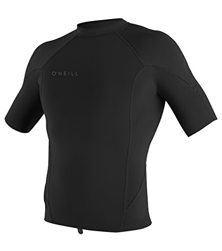 O'Neill Men's Reactor-2 1.5mm Short Sleeve Top, Black, X-Large