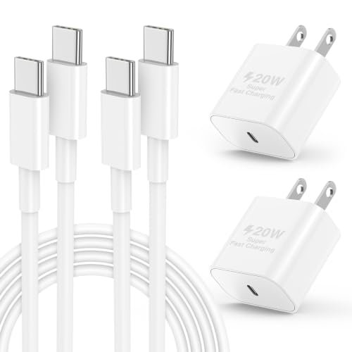 iPhone 17 16 15 Fast Charger and 10ft Type C to C Cable Cord Long, USB C Charging Block for Apple iPhone 17 Pro Max/17 Air/16 Pro/15 Plus,iPad 12.9/11 inch/4/3/Mini,Wall Plug Power Adapter Cube Brick