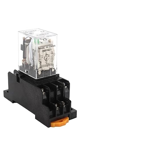 Relais enfichable 11 broches HH53P AC 380V avec embase PYF11A