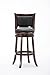 Boraam Augusta Bar Height Swivel Stool, 29-Inch, Cappuccino