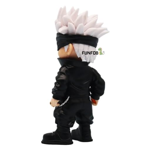 Image of FUNFOB Jujutsu Kaisen Gojo Action Figure Height -13.5 Collectible for Anime Fans Manga Weeb PVC Multicolour | Gojo Standing Short