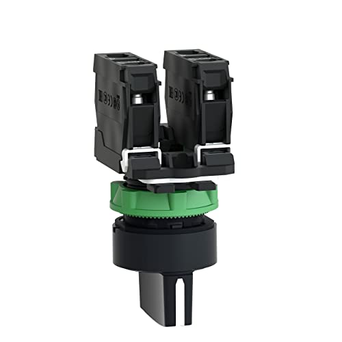 Bouton tournant 3 positions fixes XB5AD33 pour commander un circuit électrique Ø22
