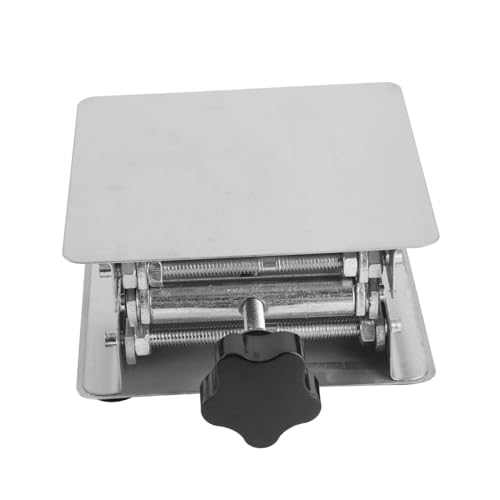 CIYODO Lifts Laboratory Stand Scissor Lift Labs Jack Holder Labs Jack Platform Labs Jack Stand Laboratory Lift Stand Scissor Lab Jack Aluminum Scissor Jack Stainless Steel Blue