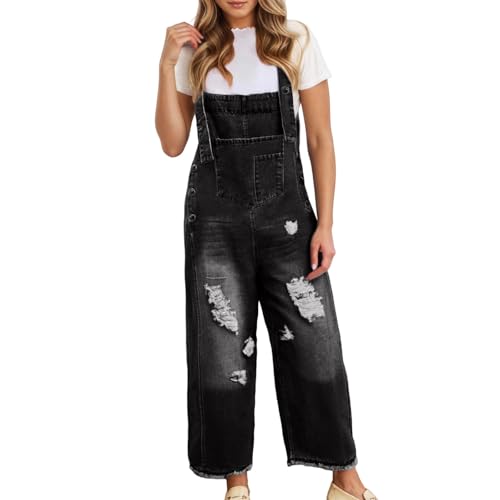Tenue Jumpsuit Décontractée à Bretelles pour les Sorties Urbaines