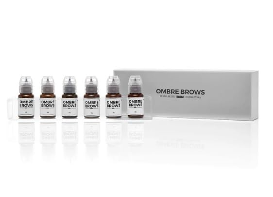 Permablend Luxe Pigment (Ombre Brows) Set-6,15ml Bottle-picture-35