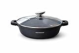 METTMANN PROFESSIONNEL - Sautoir/Sauteuse 32 cm - Fonte d'Aluminium - Revêtement Céramique...