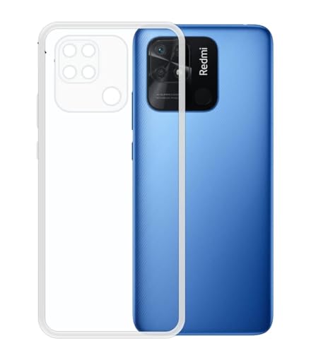 Image of COVERBLACK Rubber Back Cover for Mi REDMI 10 / 10C - Transparent