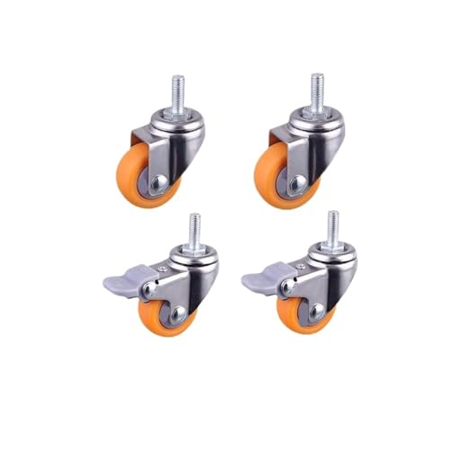 Roulette pour meuble silencieuse contre les rayures au sol 4pcs